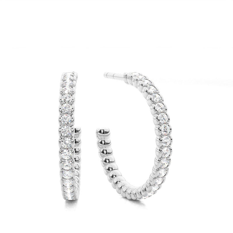 Hoops Earrings – Zorii Diamonds Private Limited